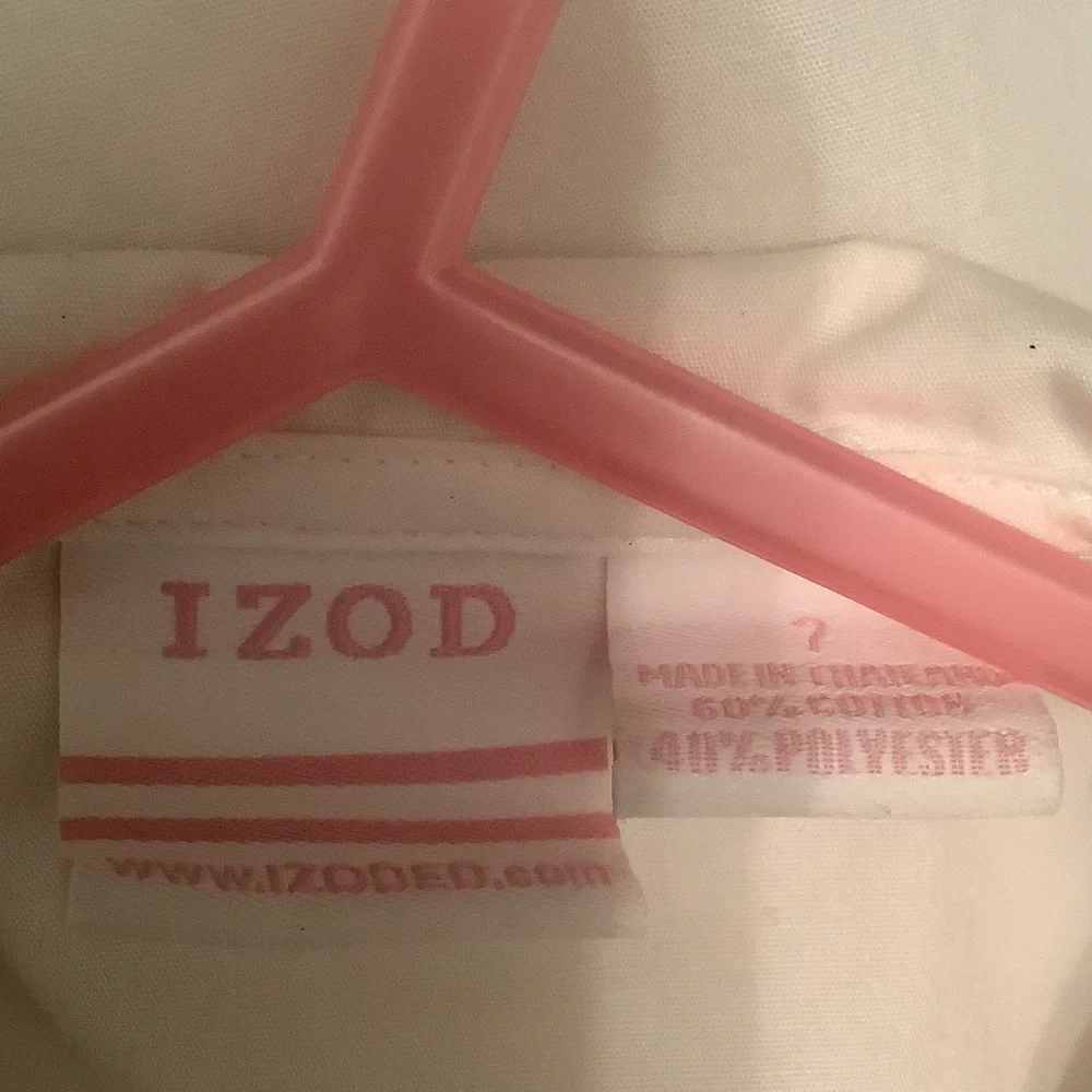 Izod Kids White Button Down Shirt